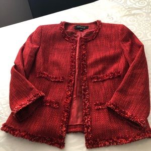 Kasper open front blazer